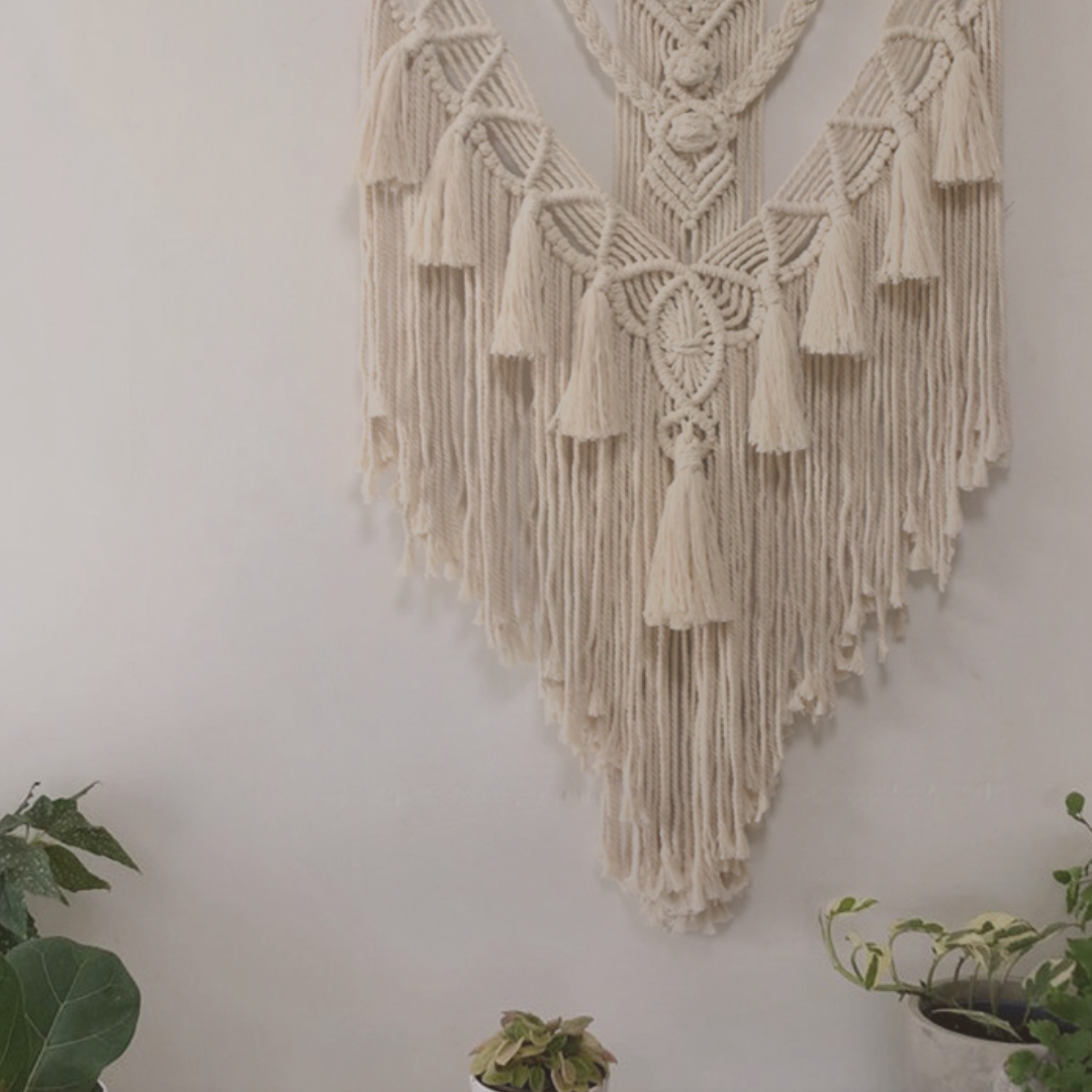 No. 7 Wallwork - Hand-woven Pendant Macrame Hanging Tapestry - The Sonne Haus