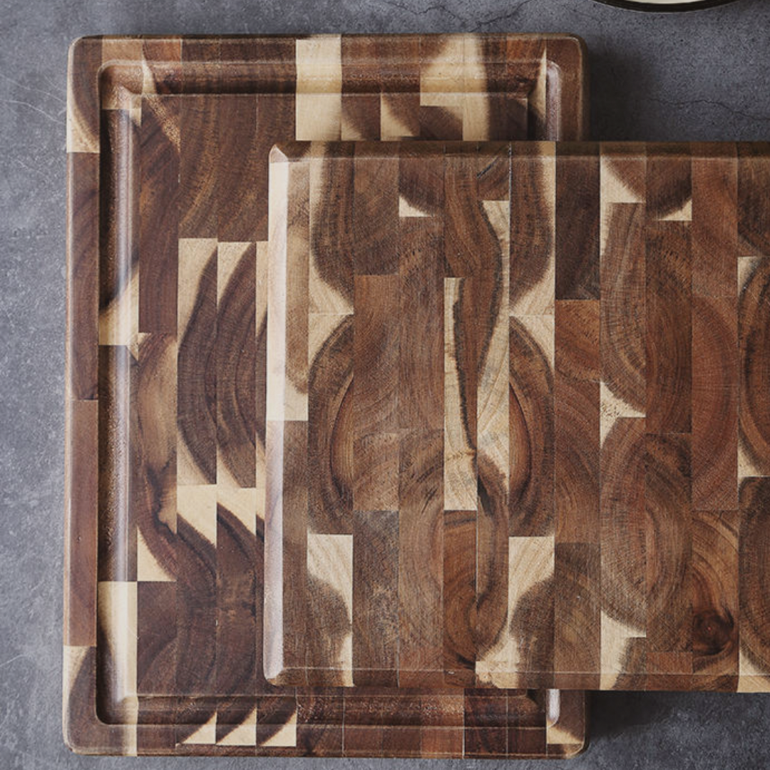 The Heritage Board — Solid Wood Parquet Cutting Block - The Sonne Haus