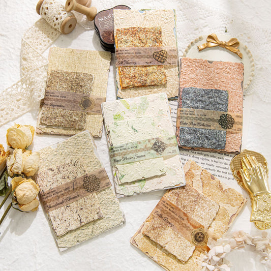 Paper Room Light And Shadow Series Coffee Stain Notebook DIY Decorative Collage Base Material