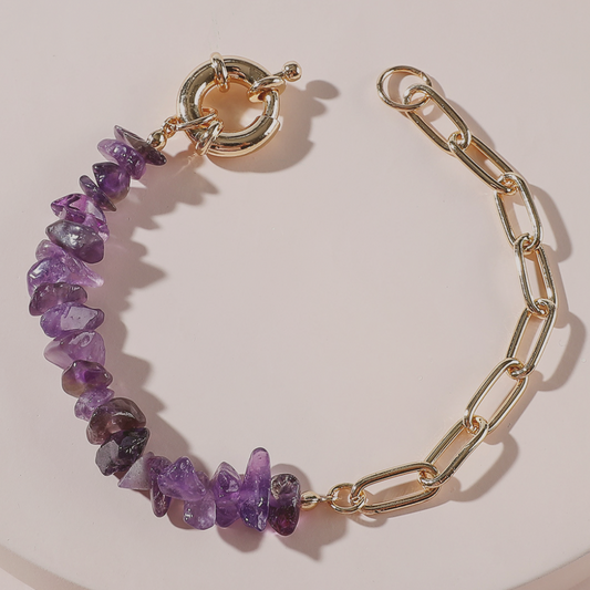 The Frequency Chain - Raw Gemstone Bracelet - The Sonne Haus