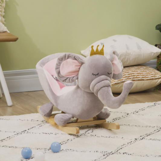 Trunk & Tumble™ – Soft Rocking Elephant Chair