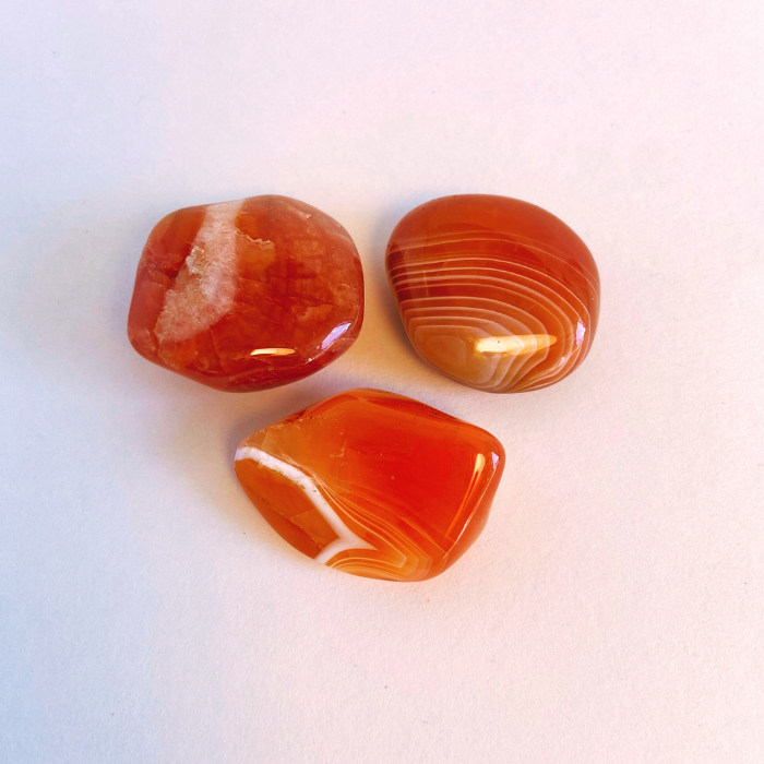 Carnelian Gemstone Set