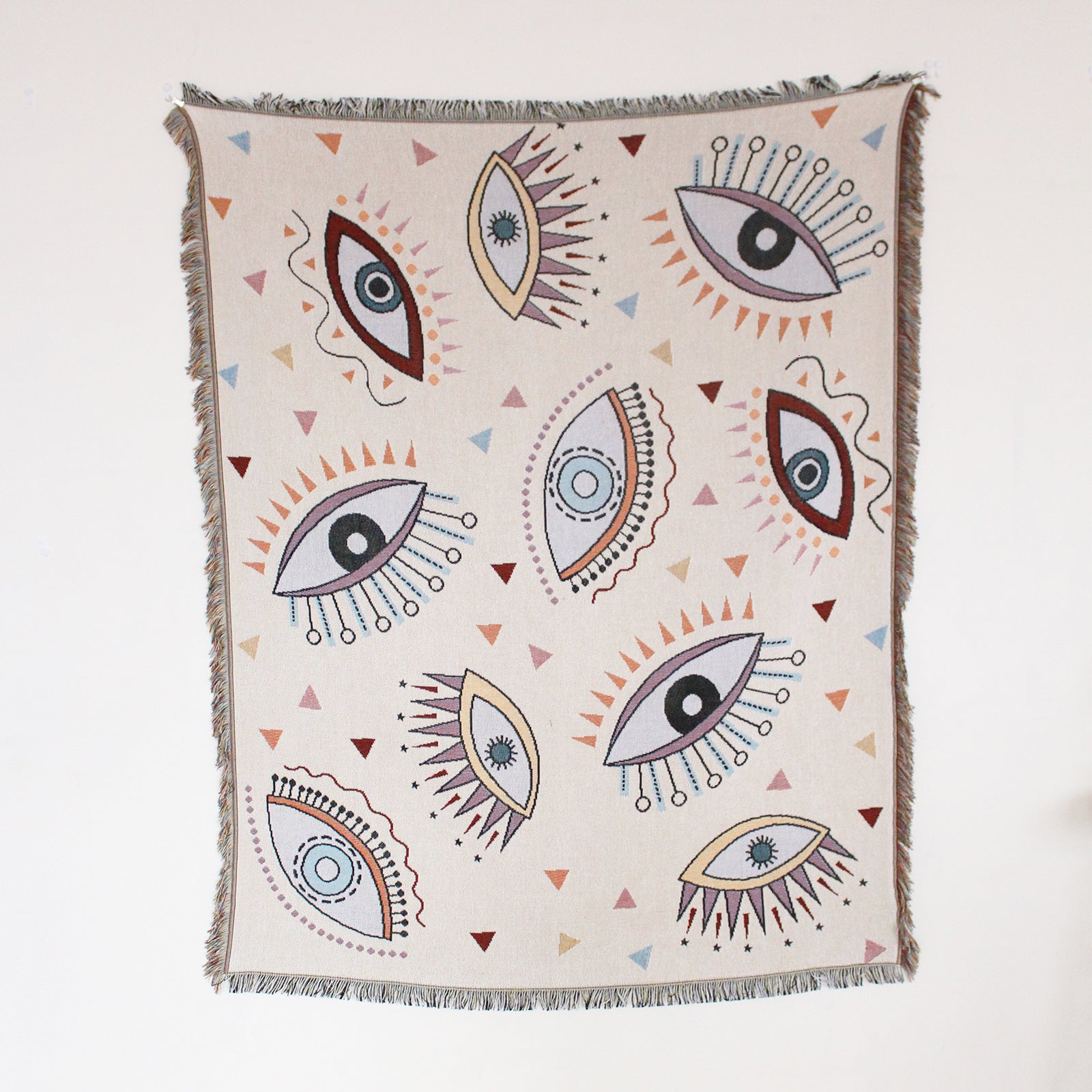 Sofa Cover Casual Boho Blanket Fringe - The Sonne Haus