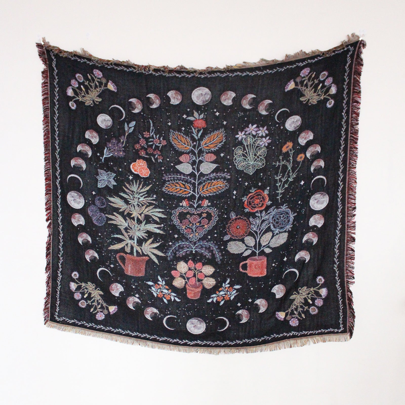 Sofa Cover Casual Boho Blanket Fringe - The Sonne Haus