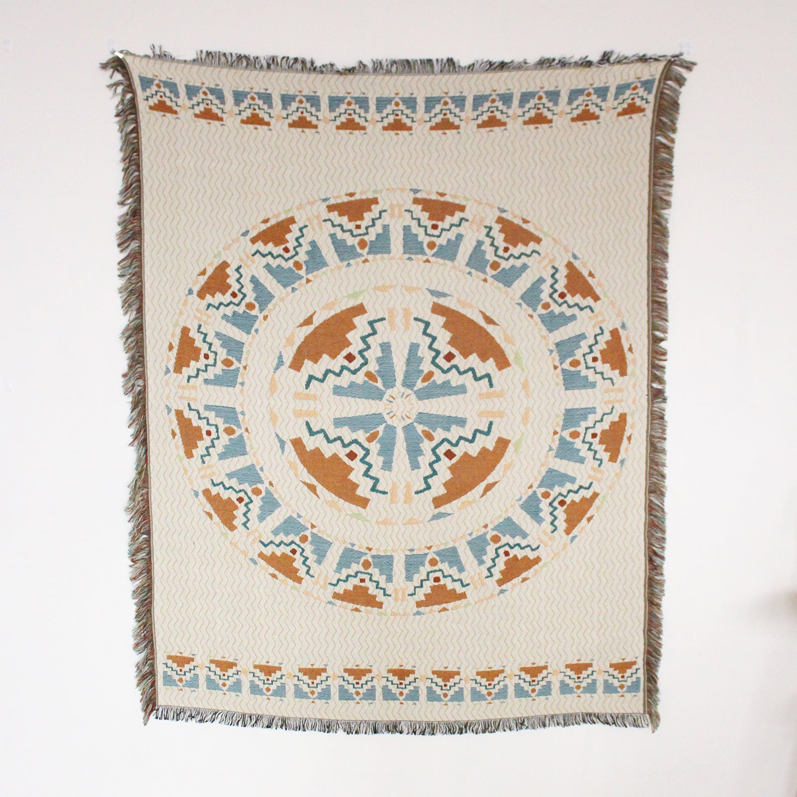 Sofa Cover Casual Boho Blanket Fringe - The Sonne Haus