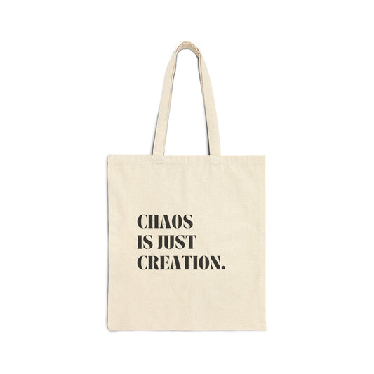 Motivational Cotton Canvas Tote Bag, Eco-Friendly Grocery Bag, Inspirational Gift, Reusable Shopping Tote, Handcrafted Tote - The Sonne Haus