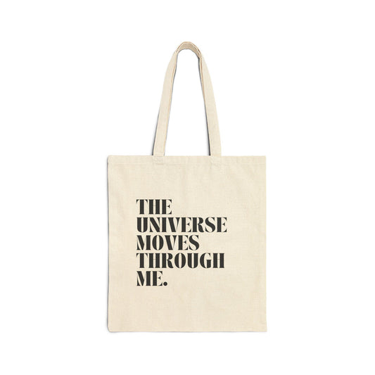 Minimalist Cotton Canvas Tote Bag, Motivational Quote Tote, Eco-friendly Shopping Bag, Handbag for Everyday Use, Gift for Friends, The - The Sonne Haus